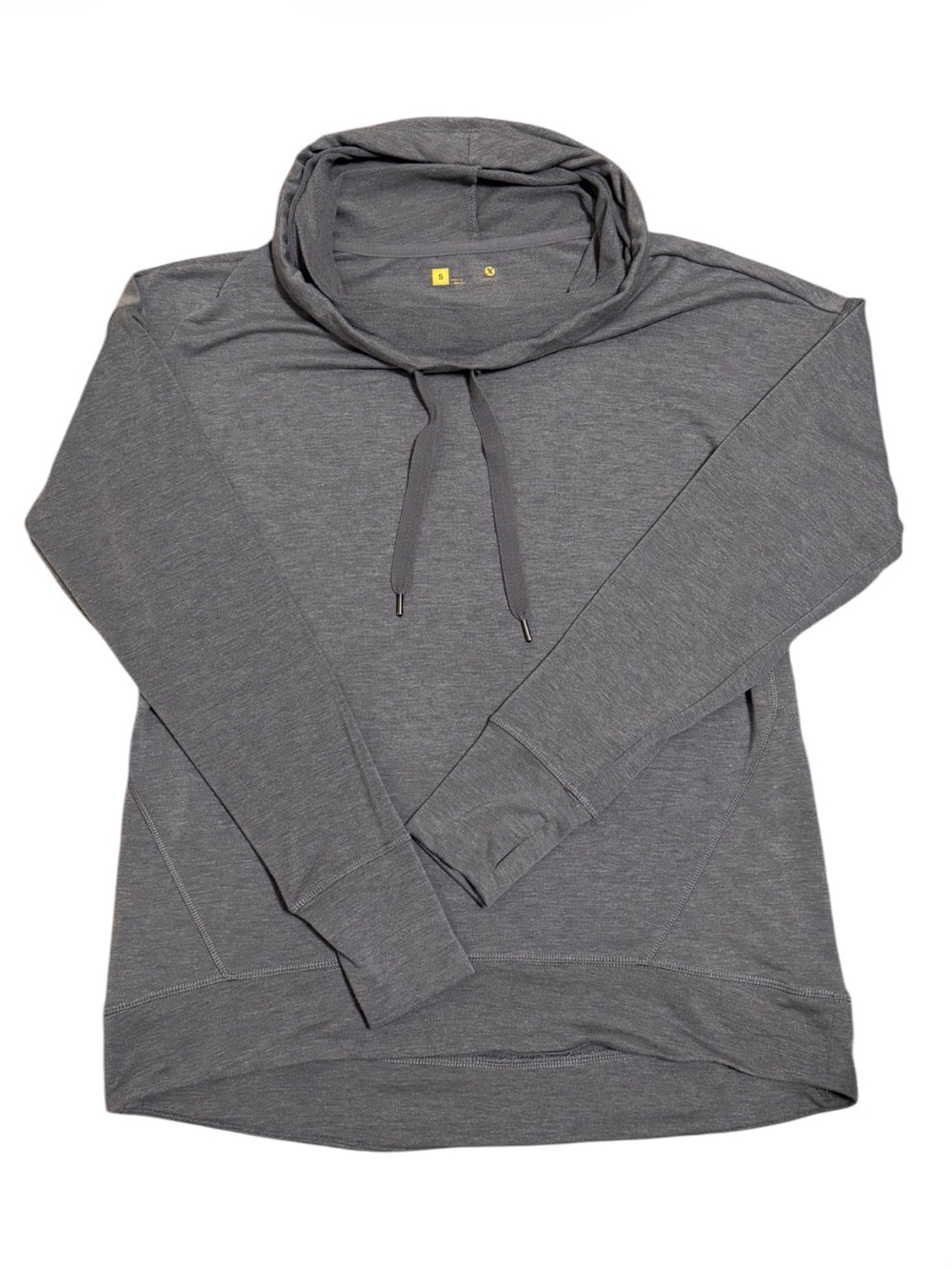 XERSION Gray Funnel Neck Lightweight Active Pullover